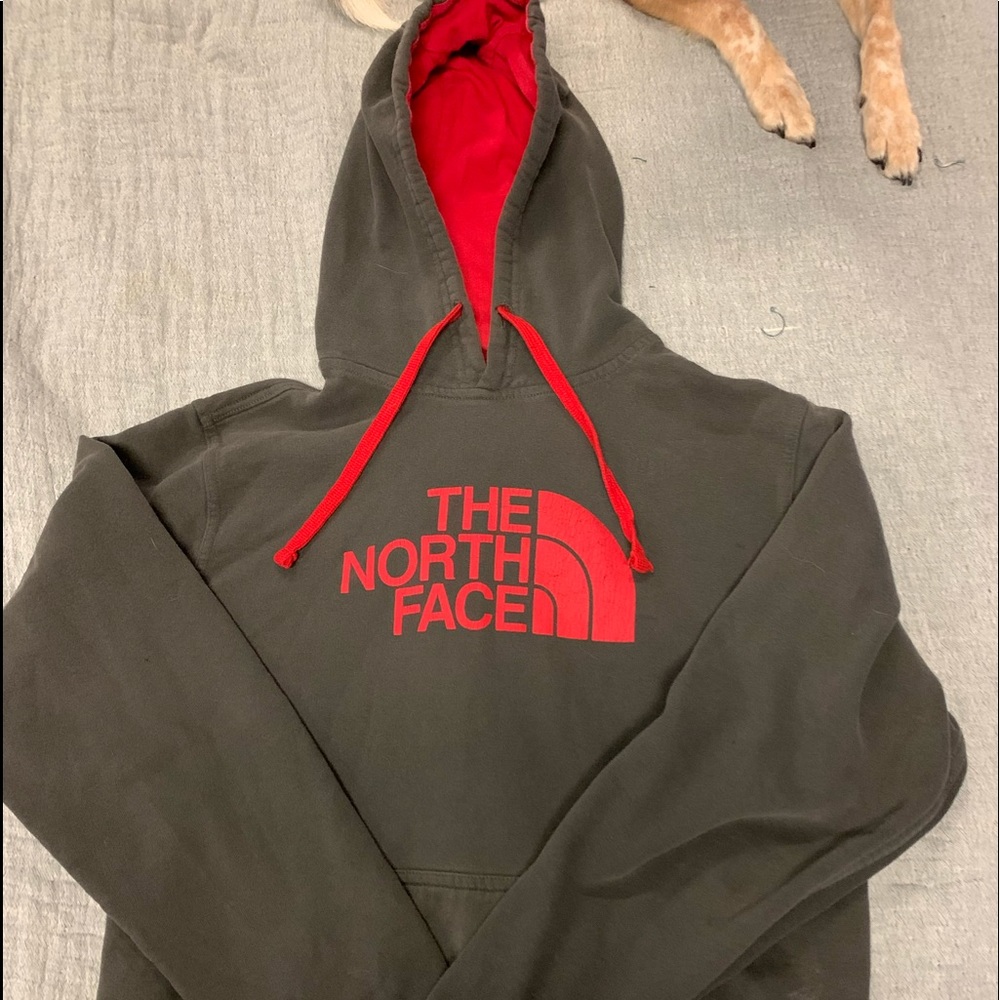 North Face hooded sweatshirt